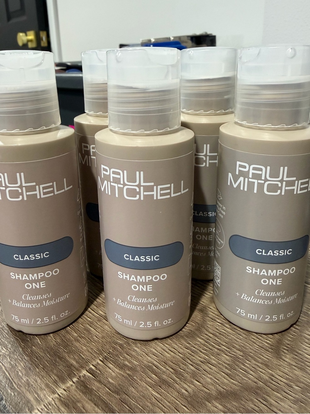6 x Paul Mitchell Classic Shampoo One Cleanses + Balances Moisture 2.5 fl. oz